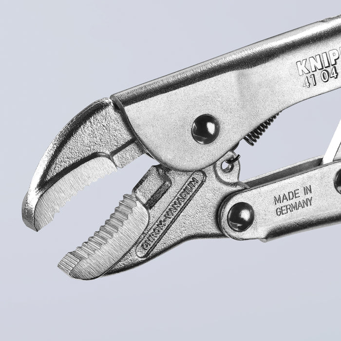 Knipex 41 04 180 Round Jaw Locking Pliers 7.25-Inch