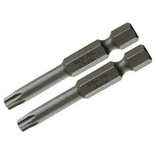 Wiha Tools 70558 Security Torx Power Bit T9s x 50mm (2 Bit Pack)