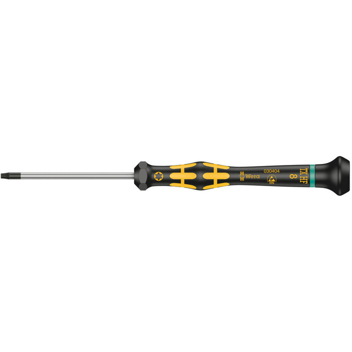 Wera 1567 TORX® HF ESD Kraftform Micro screwdriver with holding function for TORX® screws, TX 8 x 60 mm