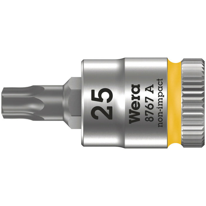 Wera 8767 A TORX® Zyklop bit socket, 1/4" drive, TX 25 x 28 mm