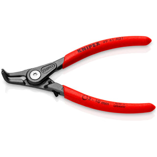 Knipex 49 41 A01 5 1/4" External 90° Angled Precision Snap Ring Pliers-Limiter
