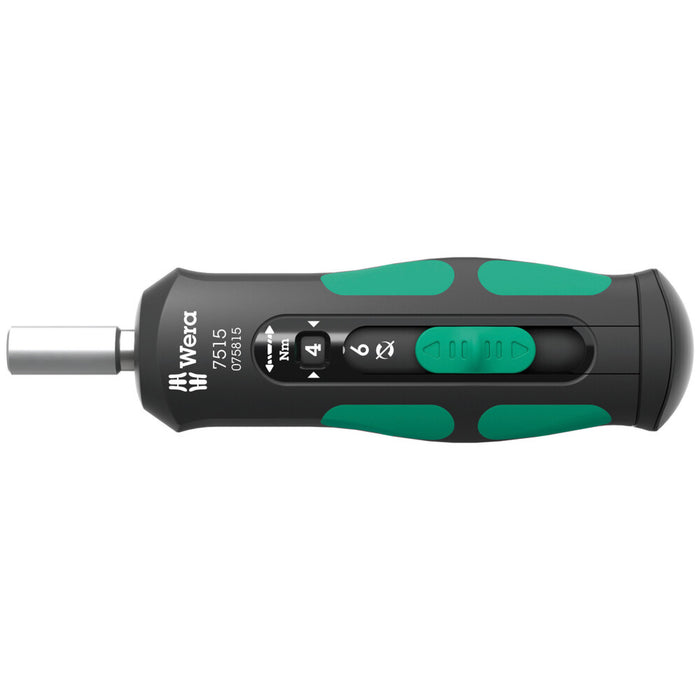 Wera 7515 Kraftform Safe-Torque Speed Torque screwdriver, 2-6 Nm