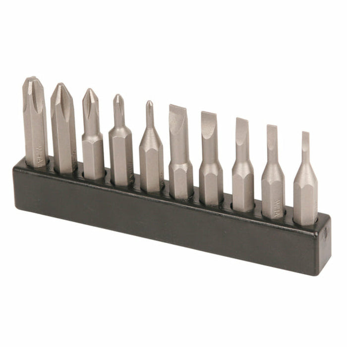 Wiha 75987 10 Piece Slotted and Phillips MicroBits Set