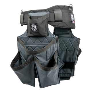 Badger 463210 LG Side-by-Side Framer Gunmetal Belt - Large