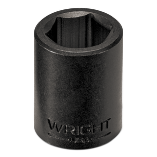Wright Tool 4814 1/2" Drive 6 Point Standard Impact Socket - 7/16"