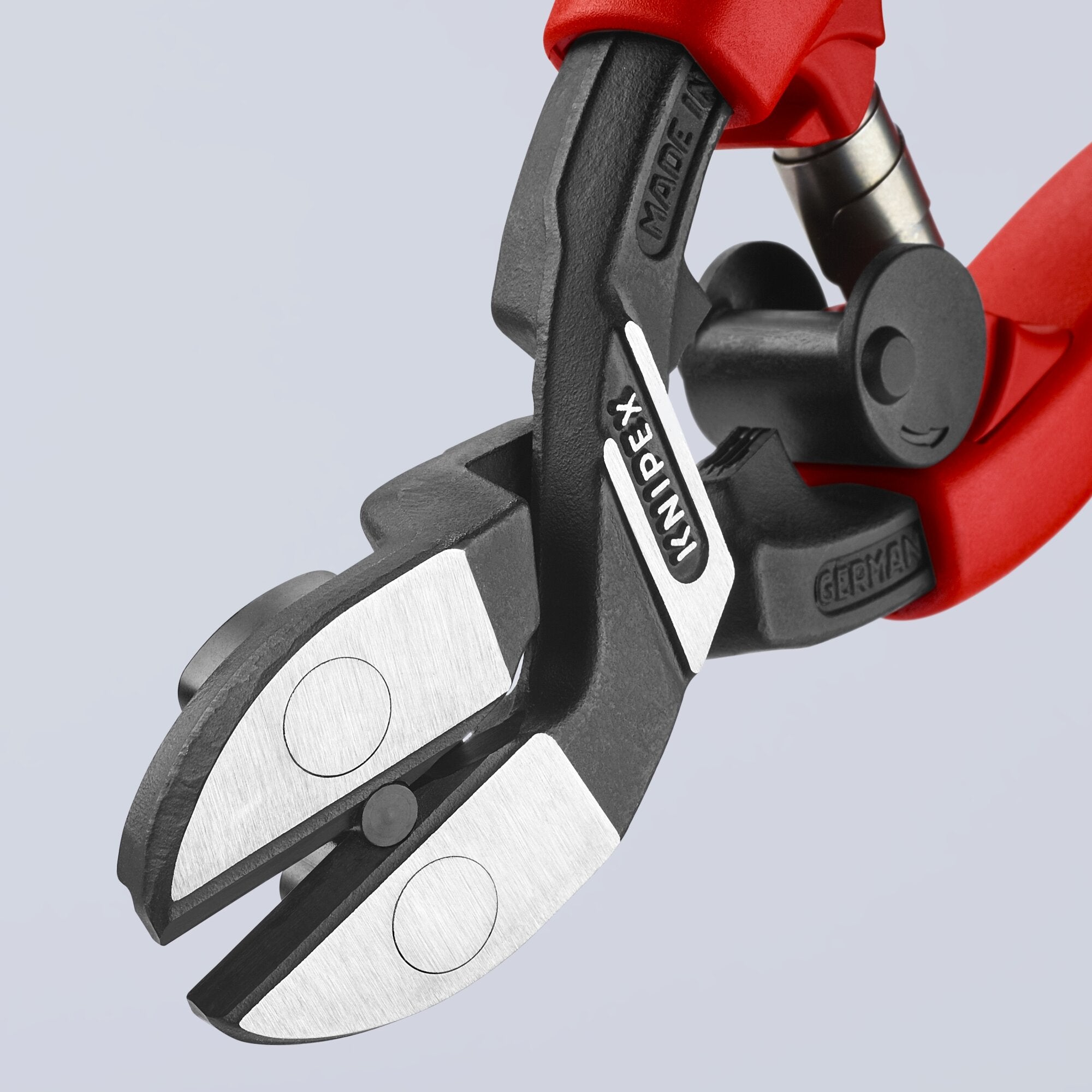 Knipex 71 22 200 Compact Bolt Cutters – 7.87-Inch Angled Jaws For Hard Wire, Bolts & Nails, Induction Hardened Edges (64 HRC)