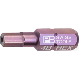 PB Swiss PB C6.210B/4 PrecisionBits C6,3 with External Hex 1/4 Inch with hole