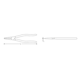 Stahlwille 65434101 Circlip pliers for internal circlips