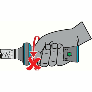 Hazet 5108B-3CT 1/4 inch (6.3 mm) hexagon ∙ hollow Torque wrench with reversible ratchet for screwdriver bits ∙ 2.5 – 25 Nm ∙ ±3%