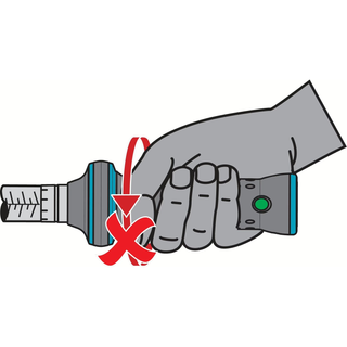 Hazet 5107B-3CT 1/4 inch (6.3 mm) hexagon ∙ hollow Torque wrench with reversible ratchet for screwdriver bits ∙ 1 – 9 Nm ∙ ±4%
