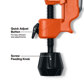 Klein Tools 50077 1-Inch Quick-Adjust Screw-Feed Tubing Cutter