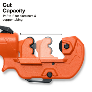 Klein Tools 50077 1-Inch Quick-Adjust Screw-Feed Tubing Cutter