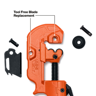 Klein Tools 50077 1-Inch Quick-Adjust Screw-Feed Tubing Cutter