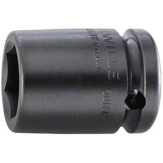 Stahlwille 23010018 50IMP 1/2" 6-pt Impact Socket, 18 mm