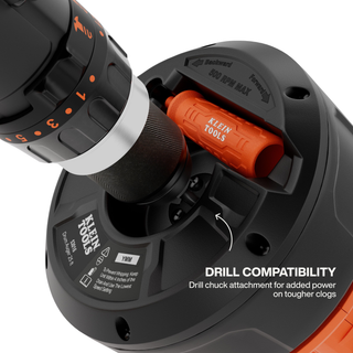 Klein Tools 53016 25-Foot Auto-Feed Drum Auger