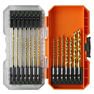 Klein Tools 53621 Titanium Drill Bit Set, 21 Pc.