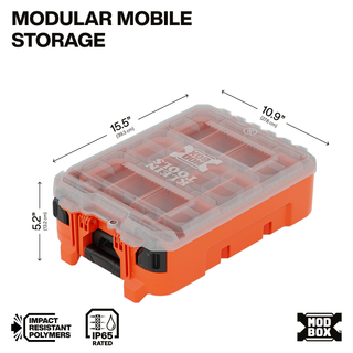 Klein Tools 54500MBX MODbox Component Box, Half Width