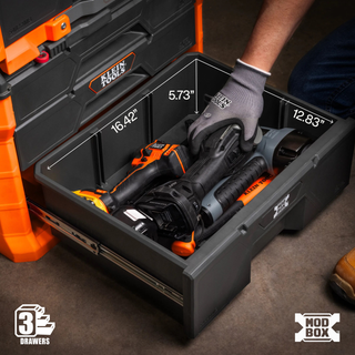 Klein Tools 54890MB MODbox Three Drawer Rolling Toolbox
