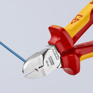 Knipex 70 26 160 6 1/4" Diagonal Cutters-1000V Insulated