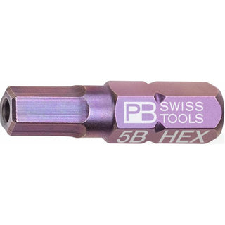 PB Swiss PB C6.210B/5 PrecisionBits C6,3 with External Hex 1/4 Inch with Hole
