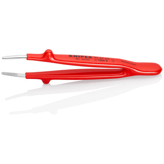 Knipex 92 67 63 5 3/4" Stainless Steel Gripping Tweezers Blunt Tips-1000V Insulated