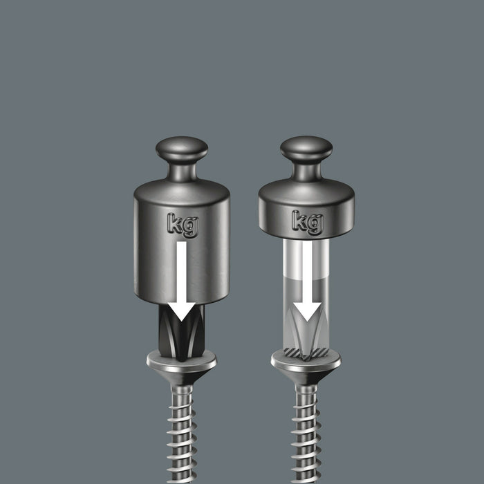 Wera 3355 PZ Screwdriver for Pozidriv screws, stainless, PZ 0 x 60 mm