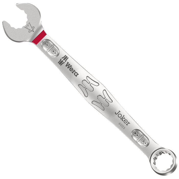 Wera 6003 Joker combination wrench, Imperial, 3/8" x 125 mm