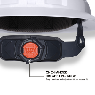 Klein Tools 60401T2 Type-2 Hard Hat, Vented Full Brim Style, White