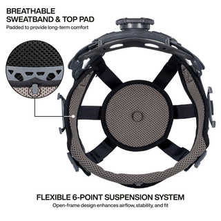 Klein Tools 60401T2 Type-2 Hard Hat, Vented Full Brim Style, White