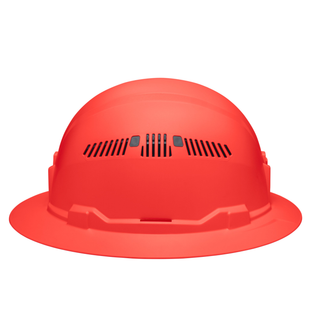 Klein Tools 60861BR Hard Hat, Vented, Full Brim Style, Orange