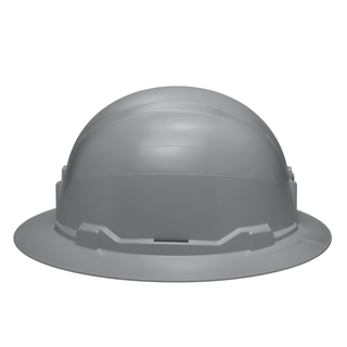 Klein Tools 60863BR Hard Hat, Non-Vented, Full Brim Style, Gray