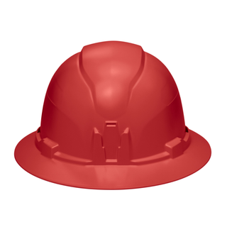 Klein Tools 60920 Hard Hat, Non-Vented, Full Brim Style, Red