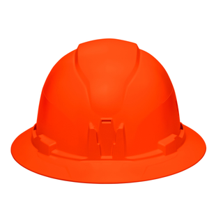 Klein Tools 60930 Hard Hat, Non-Vented, Full Brim Style, High Visibility Orange
