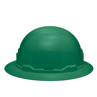Klein Tools 60940 Hard Hat, Non-Vented, Full Brim Style, Green