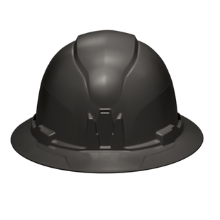 Klein Tools 60960 Hard Hat, Non-Vented, Full Brim Style, Black