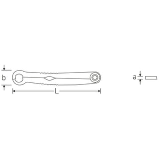 Stahlwille 41101111 240 Ratchet wrench FastRatch, 11mm - 7/16"