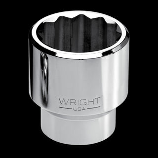 Wright Tool 8162 Square 12 Point Standard Socket 1 Inch Drive