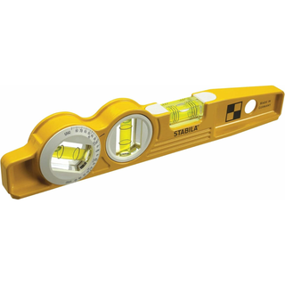 Stabila 25360 Type 81SMW360 Die Cast Torpedo Level with Protractor Vial 10 Inch