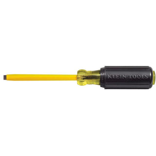 Klein Tools 620-3 Coated Flathead Screwdriver, 3/16 Inch Cabinet Tip