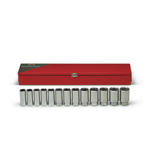 Wright Tool 625 3/4" Drive 6 Point Deep Socket Set 13 Piece