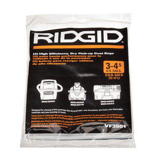 Ridgid 23738 High-Efficiency Dust Bags (VF3501)
