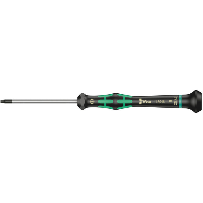 Wera 2067 TORX® BO Screwdriver for tamper-proof TORX® screws for electronic applications, TX 8 x 60 mm