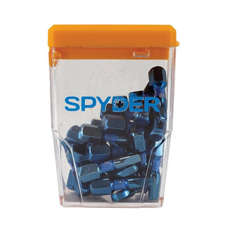 Spyder 19074 SQ2 1/4-in x 1-in Square Impact Driver Bit 25 Piece