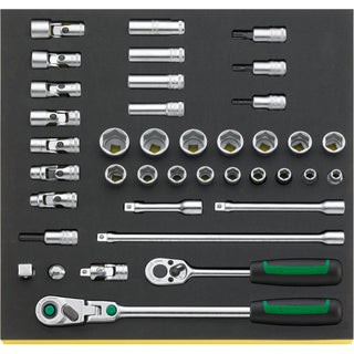 Stahlwille 96830602 TCS 456/31/8 3/8" Drive tools in TCS inlay