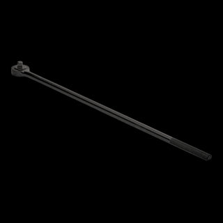 Wright Tool 38400 1" Drive Ratchet Black Knurled Steel Handle