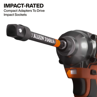 Klein Tools 65038A 6-Inch Impact Driver and Socket Extension Bar Set, 4 Pc.