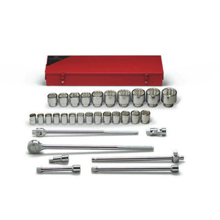Wright Tool 650 3/4" Drive 12 Pt. StandardSocket Set 31 Pc
