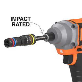 Klein Tools 651QS Quad-4 Deep-Well Heavy-Duty Impact Flip Socket, SAE