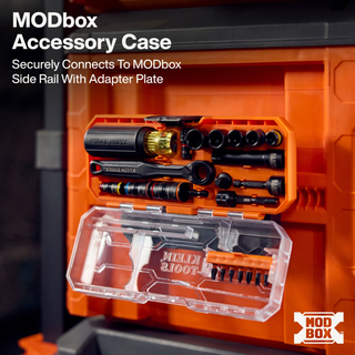 Klein Tools 65301KNECT KNECT Pass-Through and Flip Socket Starter Set, SAE, 23-Piece