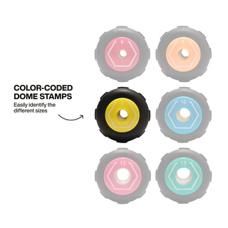 Klein Tools 65408MAGM Metric Magnetic Color-Coded Nut Driver, Heavy-Duty Hollow-Shaft, 8 mm